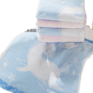 全棉时代精梳棉毛圈手帕纯棉儿童毛巾婴儿洗脸小方巾宝宝面巾