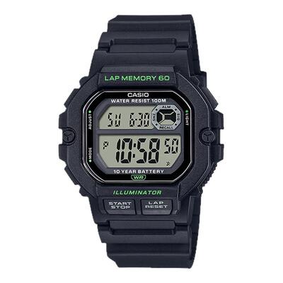 CASIO卡西欧手表男初中生青少年款正品官方防水电子表WS-1400H