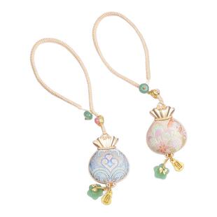 非遗宋锦配饰小葫芦金钱袋挂件招财包包挂教师节礼物上久楷钱小萍