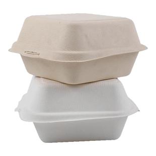 网红一次性可降解蛋糕便当盒子提拉米苏水果汉堡烘焙盒纸浆包装盒