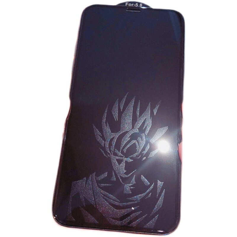 适用vivos6息影钢化玻璃膜iqooneo3全屏z6卡通z1/z1x苹果14proy50
