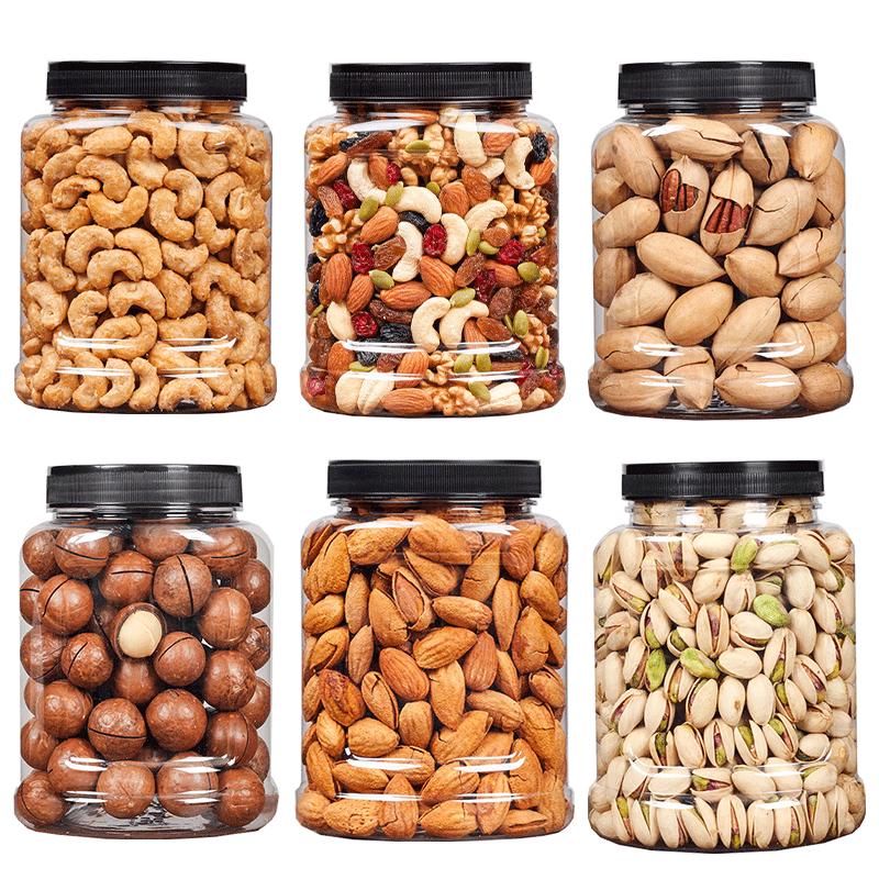 开心果坚果组合礼盒1000g大罐装混合装年货零食大礼包整箱5斤送礼