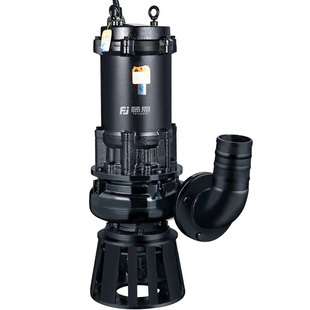 藤原潜水渣浆泵耐磨砂浆泵吸砂泵清淤泥浆泵鱼塘河底吸沙机抽沙泵