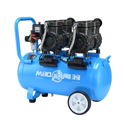 闽豹1490W静音空压机原装零配件连杆气缸单向阀开关电磁阀 左箱体