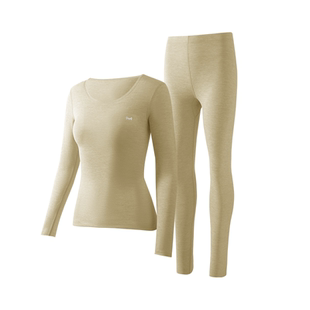 【蜜蜂惊喜社】猫人含羊绒蚕丝秋冬男女款秋衣秋裤保暖内衣套装