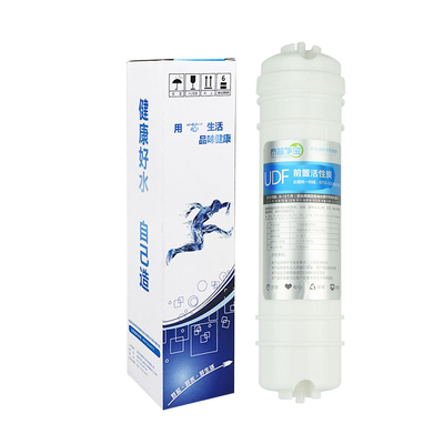 10寸快接韩式滤芯 UDF前置颗粒活性炭过滤芯净水器家用通用配件