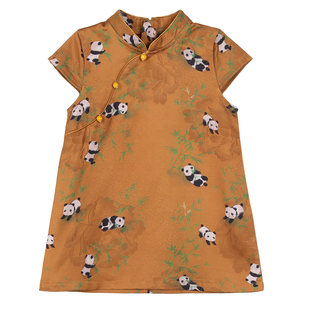 小O宝童装 宝宝新中式旗袍裙女2026夏季新款女童薄款国风连衣裙