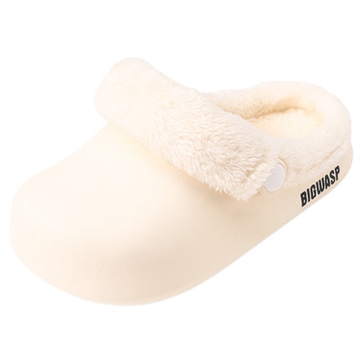 BIGWASP毛毛鞋家居轻便软底童鞋