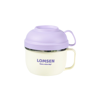 304不锈钢泡面碗带盖饭盒小学生专用宿舍上班族食堂打饭碗快餐杯