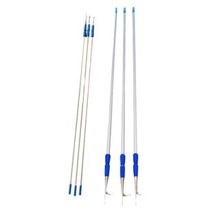 撑船杆冲锋舟伸缩杆游艇快艇杆子不锈钢铝合金船用撑杆消防长杆钩