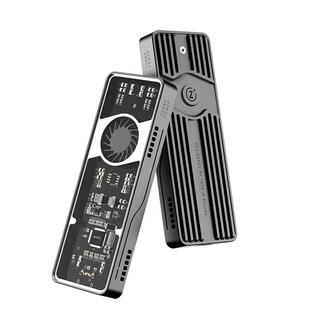 YDTD M2硬盘盒SSD盒子固态移动硬盘盒Nvme协议智能风扇散热10Gbps