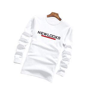 男士卫衣冬款圆领套头大码宽松加厚长袖保暖上衣冬季加绒t恤男