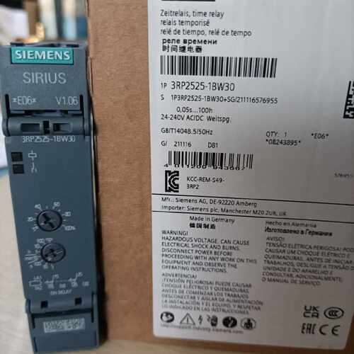 议价3RP2525-1BW30西门子继电器全新原装正品现货包邮