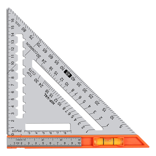 木工三角尺高精度 铝合金45度切角器90度角度尺大号加厚专用角尺