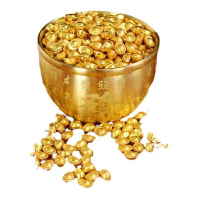 实心沙金元宝聚财摆件