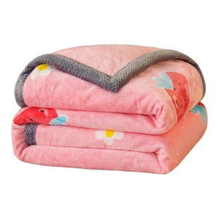 冬季牛奶绒毛毯珊瑚绒毯子法兰绒铺床毛绒床单学生宿舍盖毯双面绒