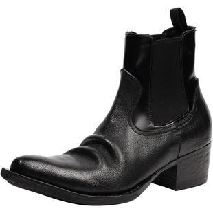 DREAMBOX钧博暗黑先锋女靴小众个性骆驼皮巫师靴厚底粗跟舒适皮靴