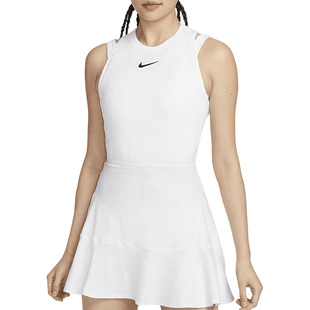 Nike/耐克正品Dri-FIT女士时尚透气网球运动连衣裙FD5660-100