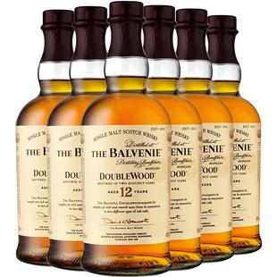 【官方】苏格兰百富12年双桶陈酿单一麦芽威士忌洋酒六支套装酒