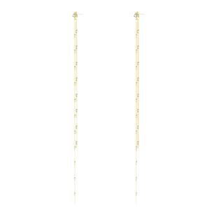 Z小姐超长耳线流苏耳环女2024新款潮轻奢长款小众设计感高级耳坠