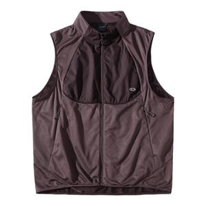 NothommeBLUE蓝岐OCTA经编网布抓绒内搭女轻量拼接保暖立领马甲男