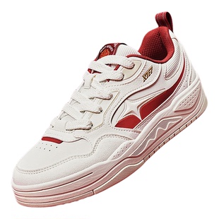 特步板鞋男鞋2025冬季新款情侣潮流百搭增高保暖休闲鞋女运动鞋子