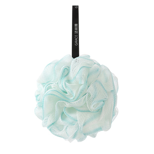 洁丽雅渐变沐浴球洗澡搓澡神器高档不散超柔软起泡泡搓澡两用浴花