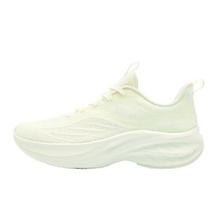 乔丹薄荷绿厚底减震轻便运动鞋女鞋冬季加绒棉鞋皮面防水增高跑鞋