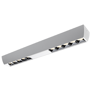 明装射灯led线条灯无主灯照明客厅卧室餐桌简约大瓦数长条格栅灯