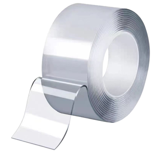 透明双面胶高粘度强力固定墙面车用不留痕纳米粘胶贴片两面胶防滑贴不伤墙超强粘力防水无痕胶带瓷砖家居地毯