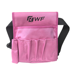 RWF粉色工具腰包多袋大容量收纳牛津布包汽车改色贴膜专用工具包