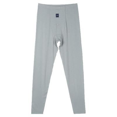 仕乐羊绒蛋白超薄单裤男款单件发热秋裤大码高弹舒适贴身线裤内裤