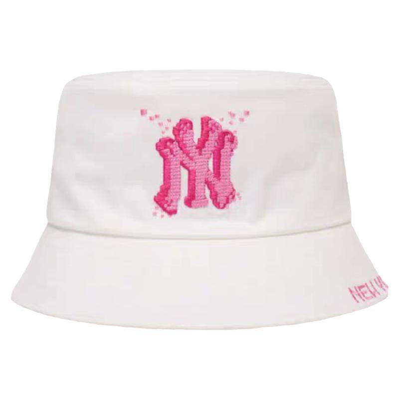 MLB男女同款平顶宽檐渔夫帽