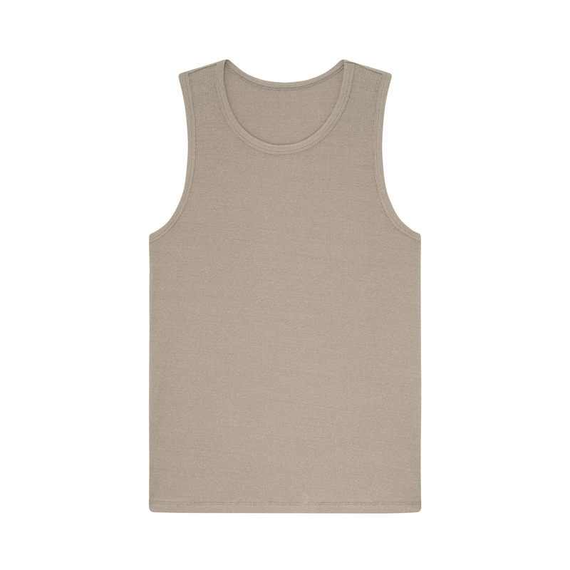 nice rice好饭 居家系列160G木棉混纺打底修身圆领背心NHC01063