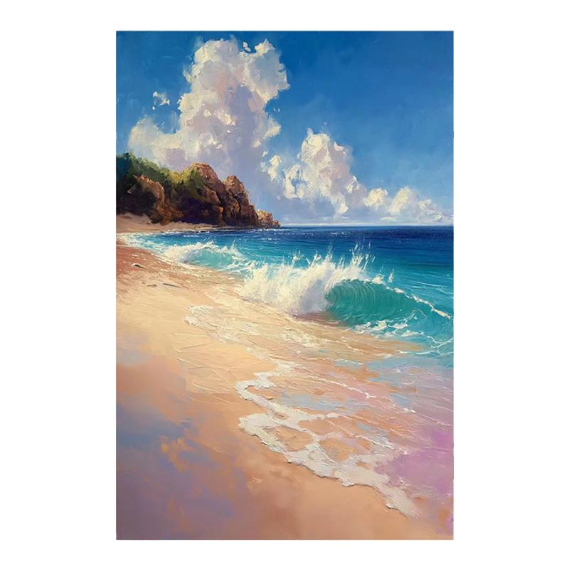 白鹿艺术手绘油画大芬村印象挂画