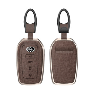 适用兰德酷路泽LC300钥匙套2024-22丰田普拉多红杉陆巡坦途包壳扣