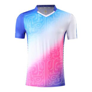 范思律成人羽毛球服男女情侣套装订制单位专业比赛气排球队服印字