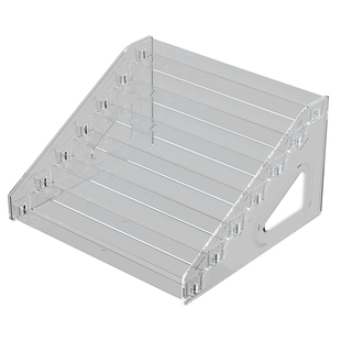 水光展示架阶梯式美容院安瓶精华收纳盒亚克力化妆品陈列置物架