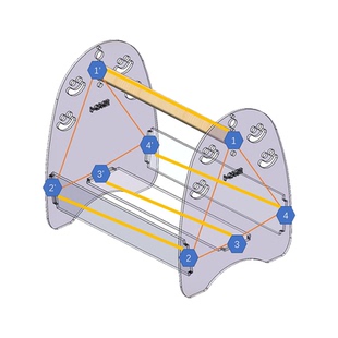 热销鹦鹉站架桌面鸟站架透明亚克力花椒木红木不锈钢站杆玄凤Z32