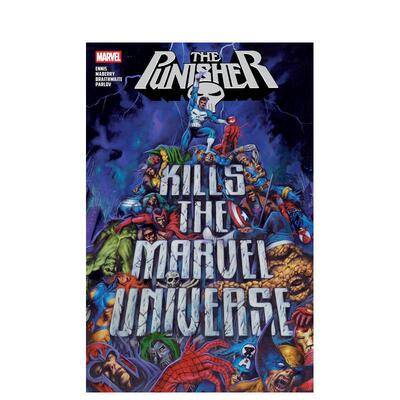 【预售】【Marvel】惩罚者屠杀漫威宇宙英文漫画进口原版书PUNISHER KILLS THE MARVEL UNIVERSE平装14岁以上Nick Percival  Gar
