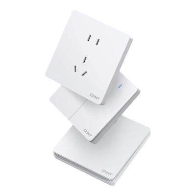 16A插座正泰奶油白11年暗装