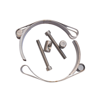 TJBC 304不锈钢双头强力卡箍收紧箍双层加厚重型管卡抱箍欧式喉箍