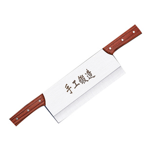 菜刀双把手刀阿胶糕分条刀手工阿胶糕专用刀切阿胶糕刀切牛轧糖刀