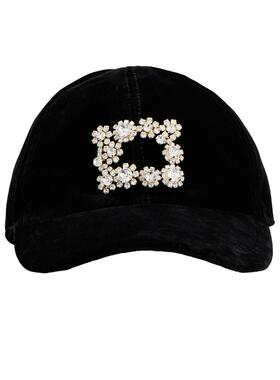 【24期免息】Roger Vivier/RV配饰Efflorescence饰扣棒球帽
