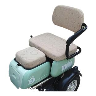 电动三轮车坐垫套罩四季通用适用于雅迪大安赛鸽万仕达三连坐座套