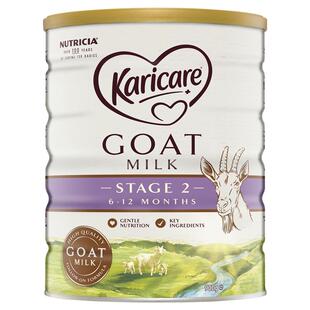 澳大利亚Karicare Goat可瑞康婴幼儿山羊奶粉1/2段一二段900g新版