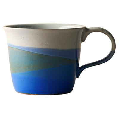 九土日式复古窑变咖啡杯