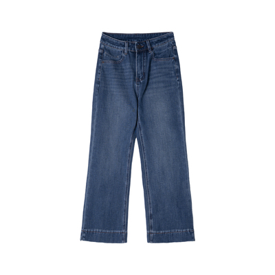 XUZI YU.小个子定制高腰直筒阔腿裤女宽松显瘦牛仔裤7730-K9171