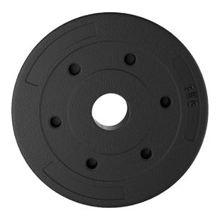 环保哑铃片杠铃片小孔大孔奥杆包胶家用健身器材通用男生宿舍举重