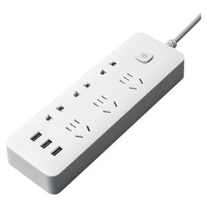 米用家用多功能插座面板USB多孔位排插线板学生宿舍插排插板带线